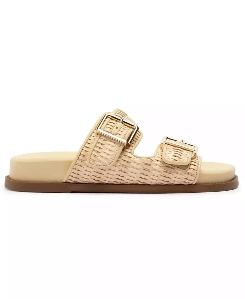 Schutz Women's Naomi Round Toe Flat Sandals 2