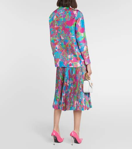 Versace x Dua Lipa Floral Summer silk twill shirt 3