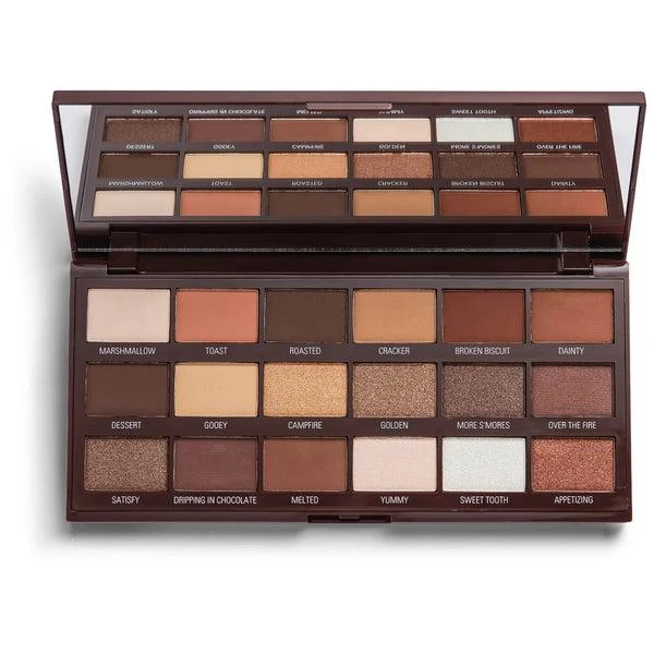 I Heart Revolution I Heart Revolution Chocolate Eye Shadow Palette - Smores 1