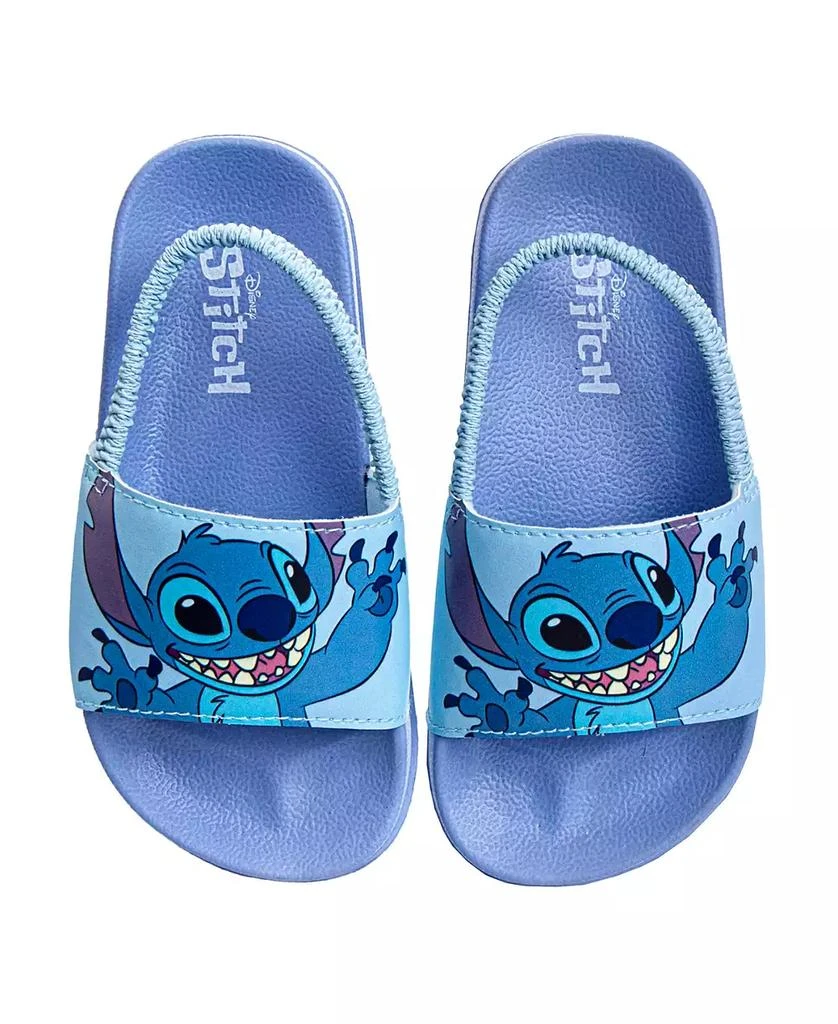 Disney Toddler Girls Stitch Dual Sizes Backstrap Slide Sandals