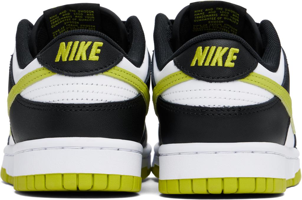 NIKE Green & Black Dunk Low Retro Sneakers