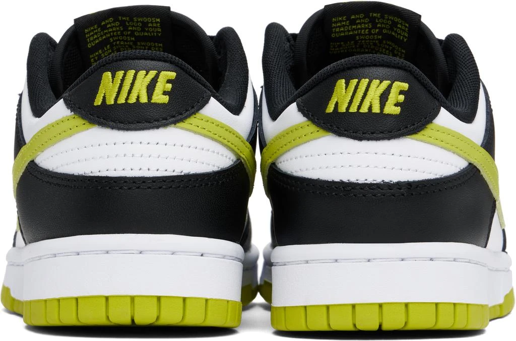 NIKE Green & Black Dunk Low Retro Sneakers 2