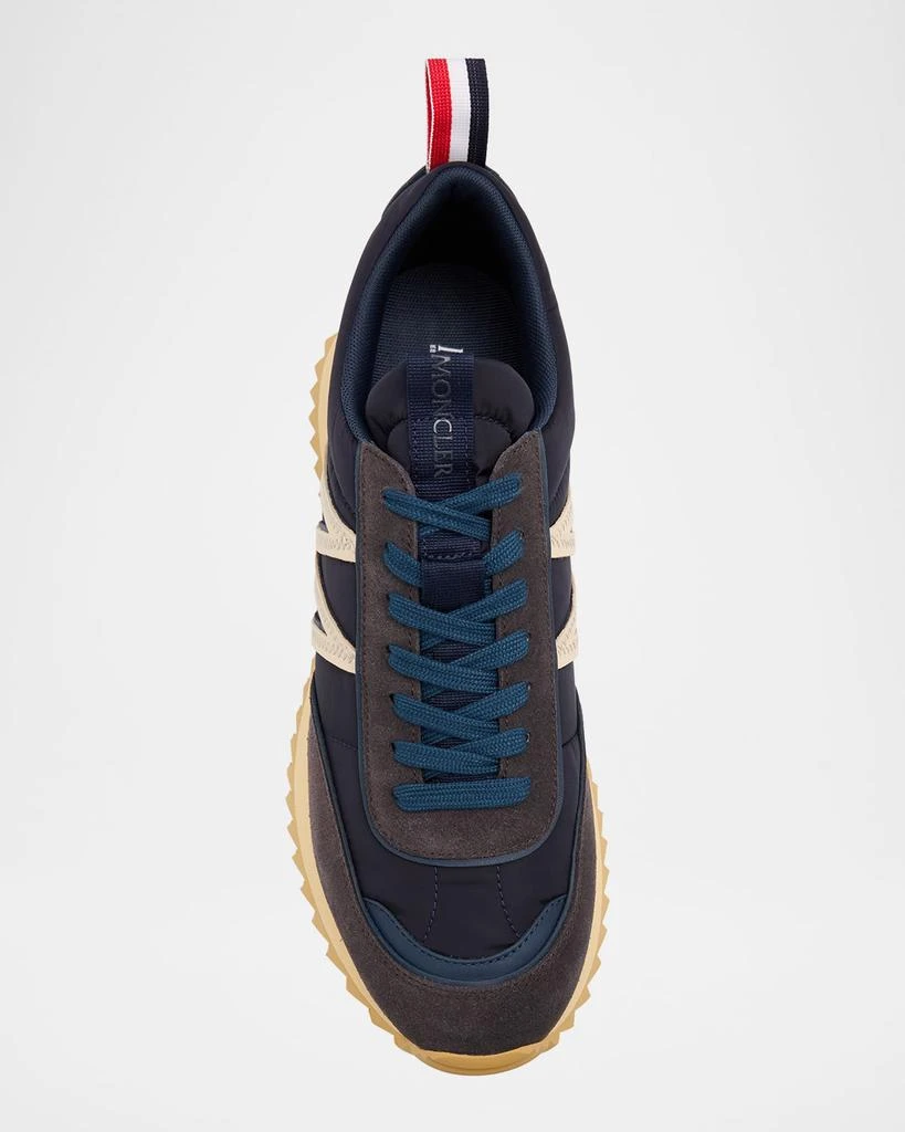 Moncler Men
s Pacey Nylon and Suede Runner Sneakers 6