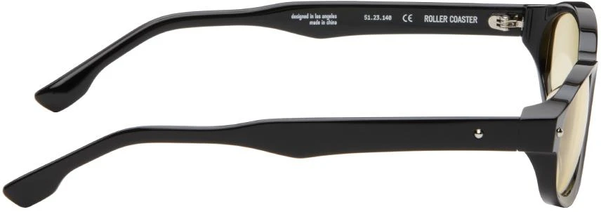 BONNIE CLYDE SSENSE Exclusive Black Rollercoaster Sunglasses 2