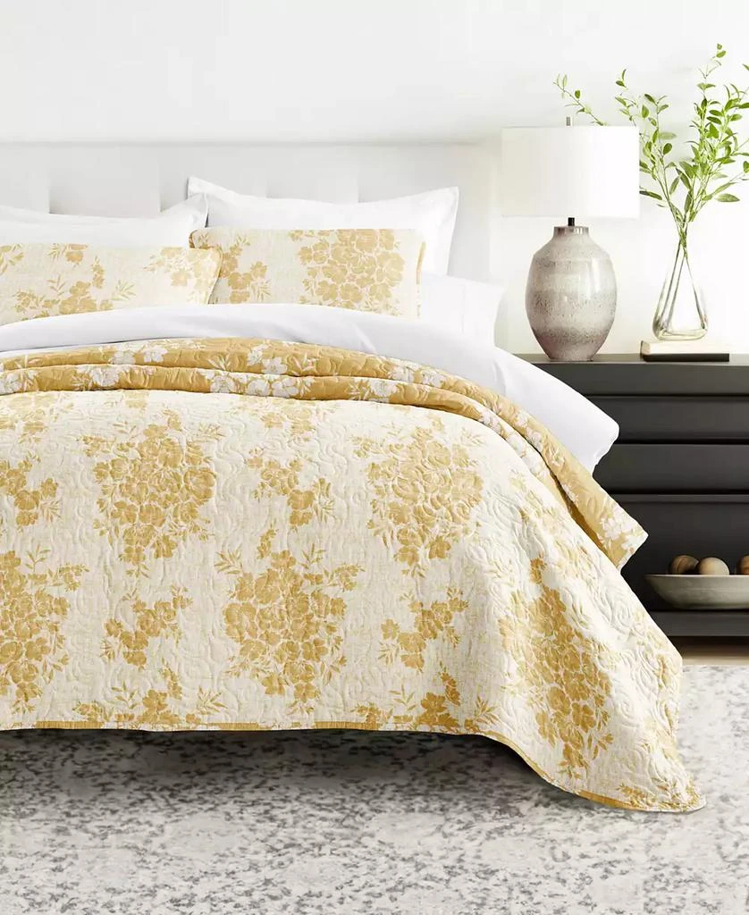IENJOY HOME Distressed Bouquet Reversible 2-Pc. Quilt Set 9