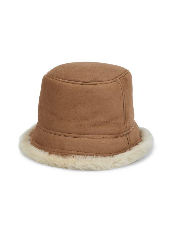 UGG Sheepskin Shearling Bucket Hat