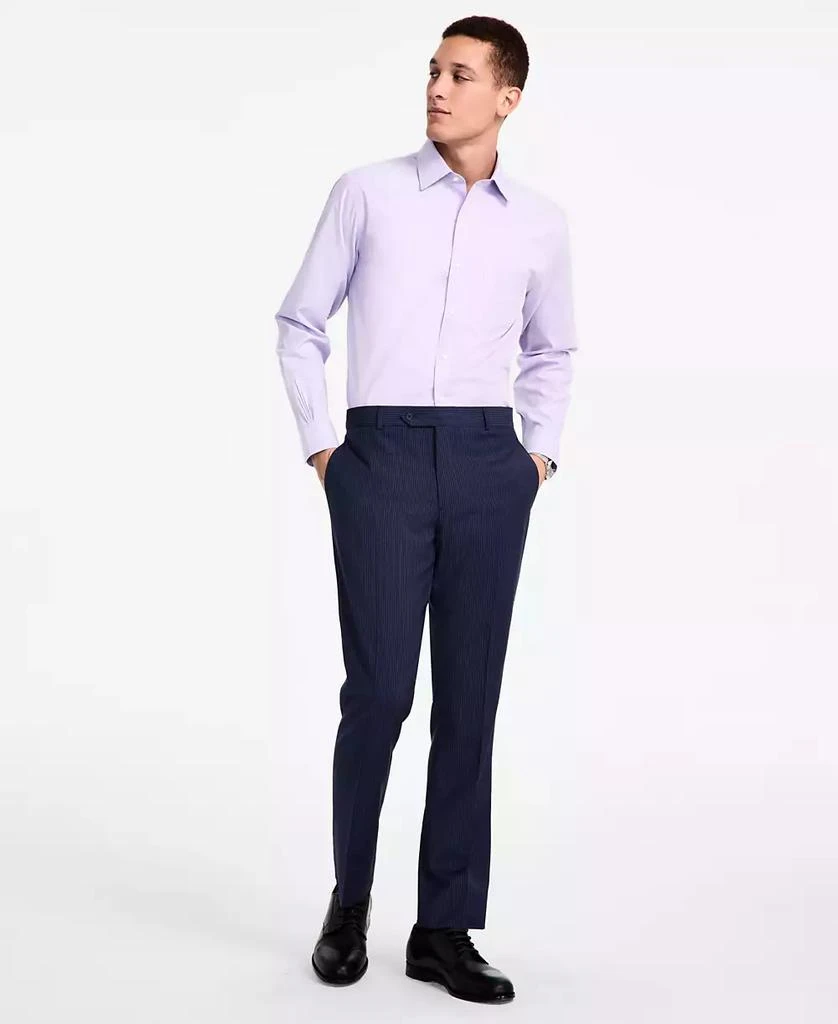Brooks Brothers Men's Regular Fit Non-Iron Spread Collar Solid Pinpoint Dress Shirt 2