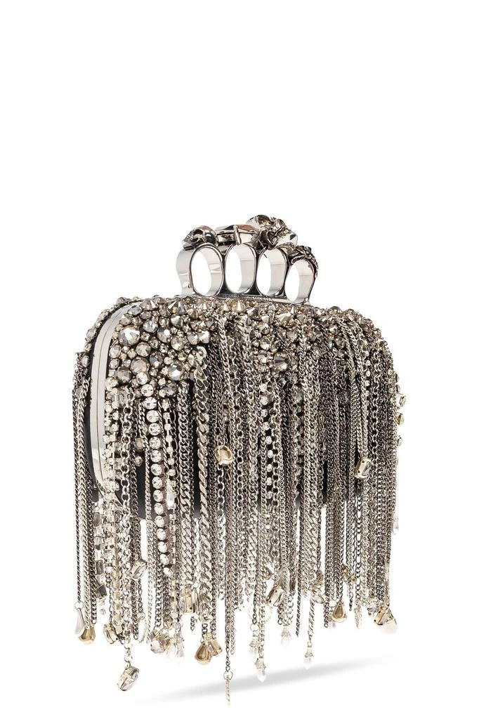 Alexander McQueen Alexander McQueen Knuckle Embellished Clutch Bag 3
