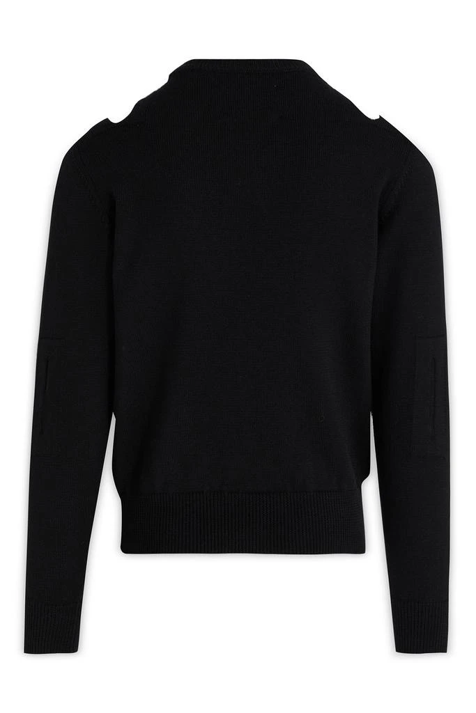 Jil Sander Jil Sander Cut-Out Detailed Crewneck Jumper 2