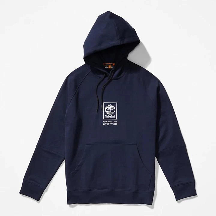 Timberland Heavyweight Logo Hoodie for All Gender in Navy 10