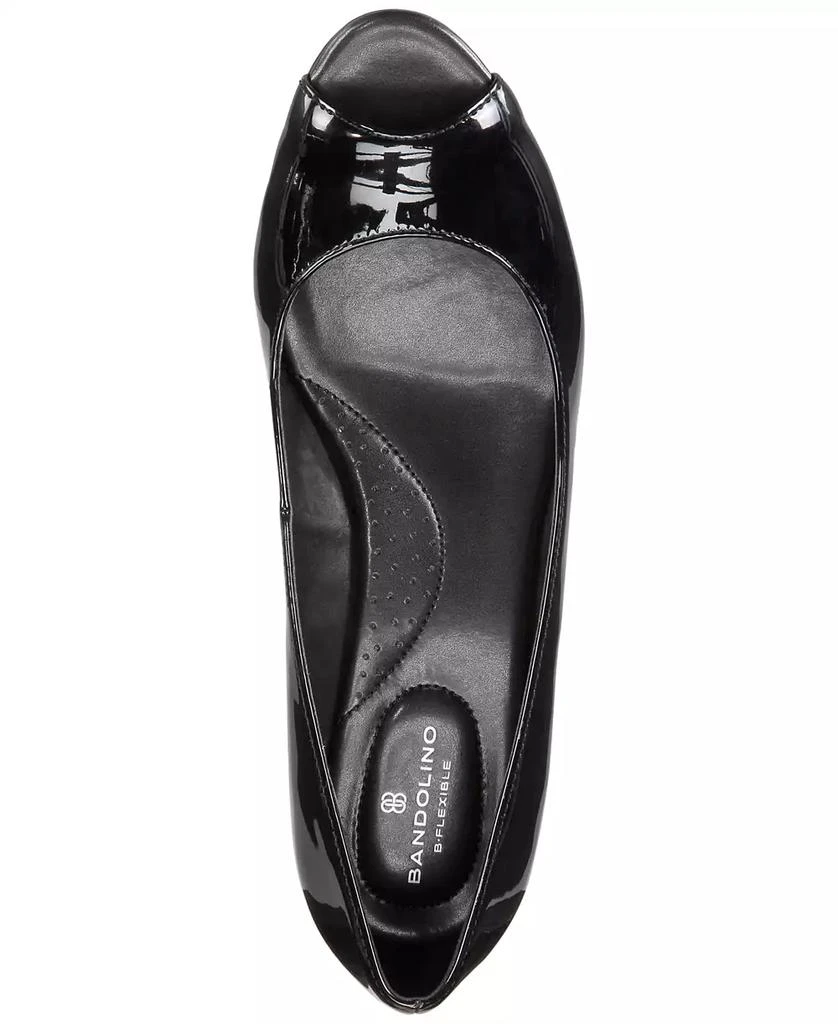 Bandolino Women's Candra Peep Toe Wedge Dress Pumps 4
