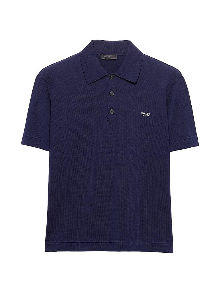 Prada Superfine Wool Polo Shirt - Polo Shirts - Free Shipping