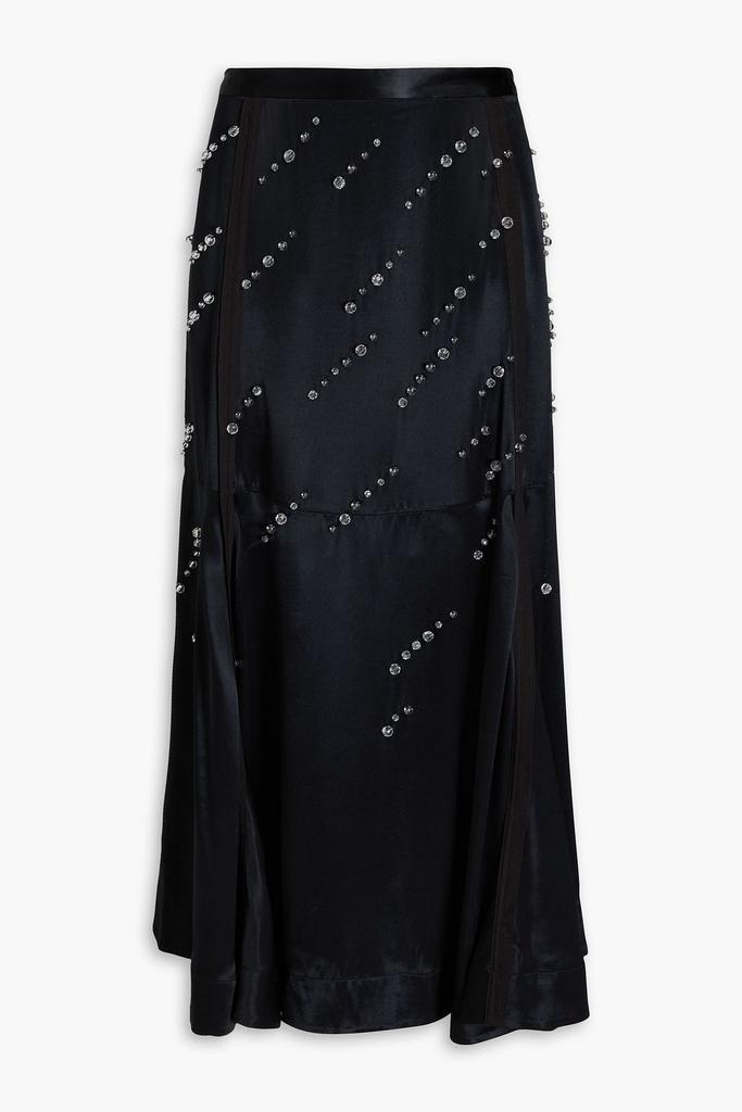 3.1 Phillip Lim Bead-embellished satin midi skirt