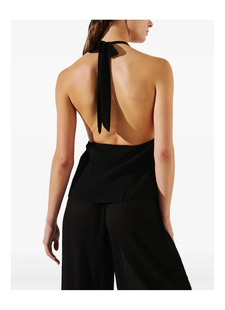 Karl Lagerfeld Paris Karl Dna Plisse Halter Top 3