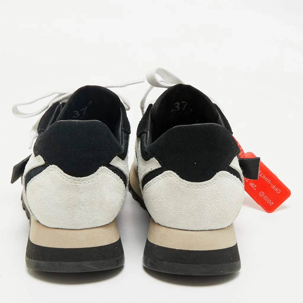 Off-White Off-White Two Tone Nylon and Suede HG Runner Sneakers Size 37 5