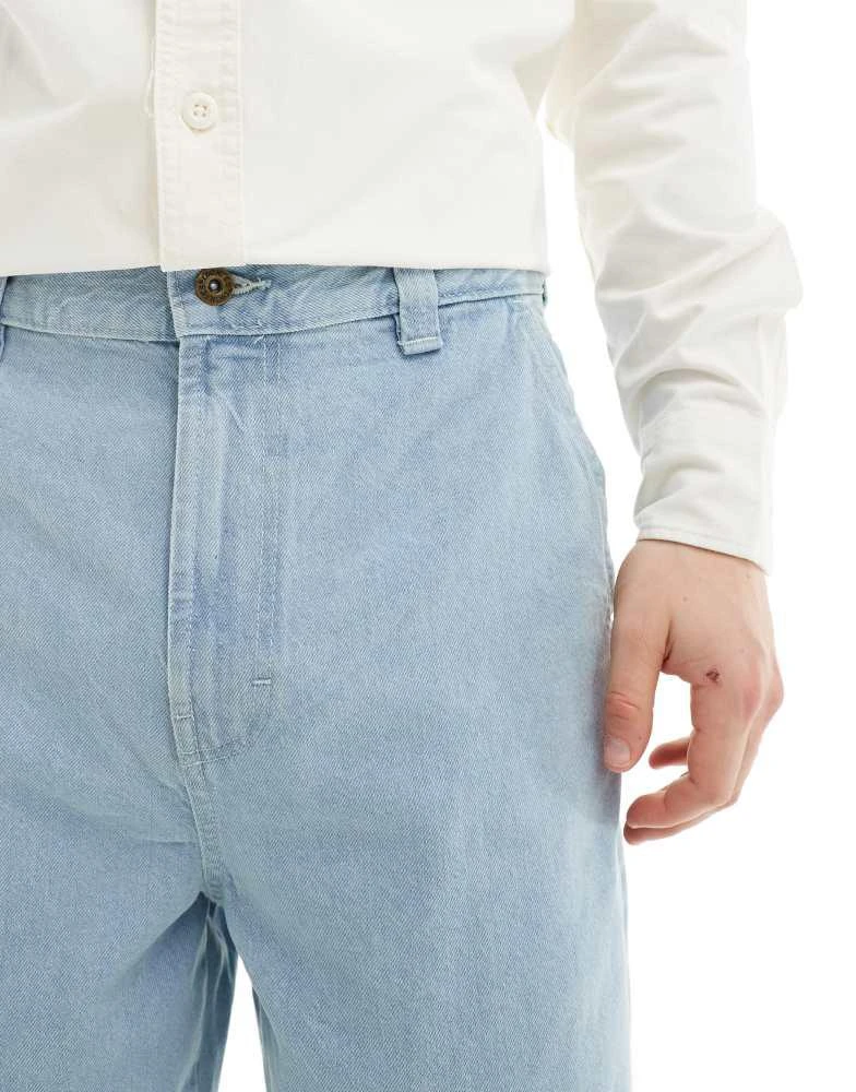 DICKIES Dickies madison denim baggy fit jeans in light blue 4
