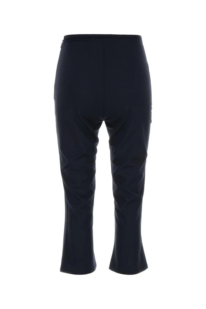 Alessandra Rich Navy blue stretch wool capri pant 2