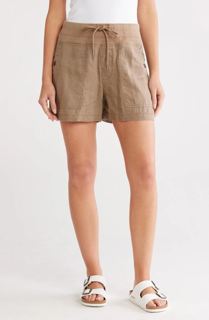 James Perse Linen Military Shorts 1