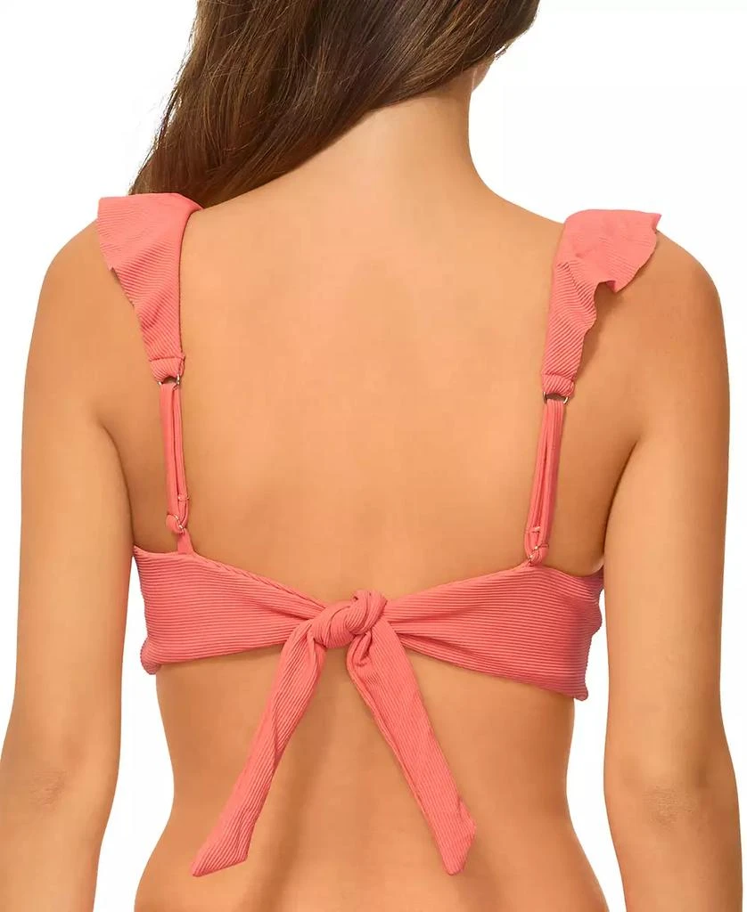 RAISINS Juniors' Cannes Ruffled Bikini Top 2
