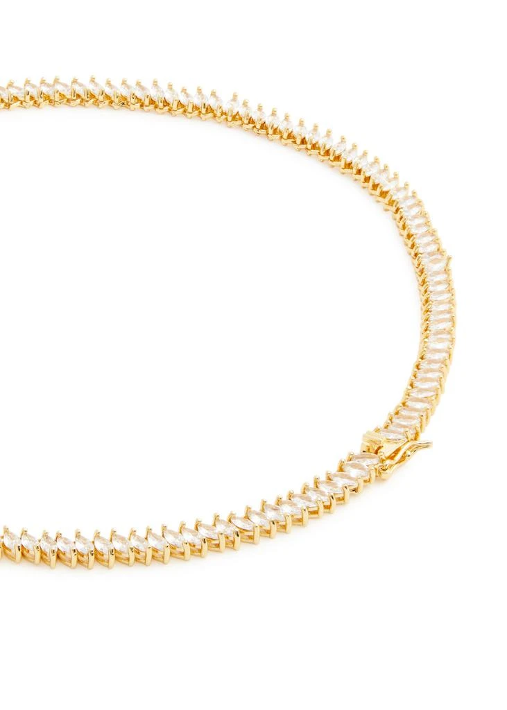 FALLON Rivière crystal-embellished necklace 4