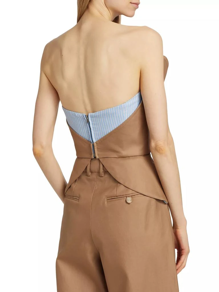 Rosie Assoulin Mother Of Buttons Bodice Top 5