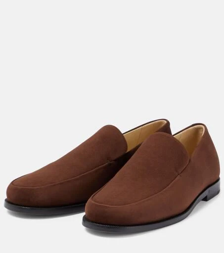 Khaite Alessio suede loafers 5