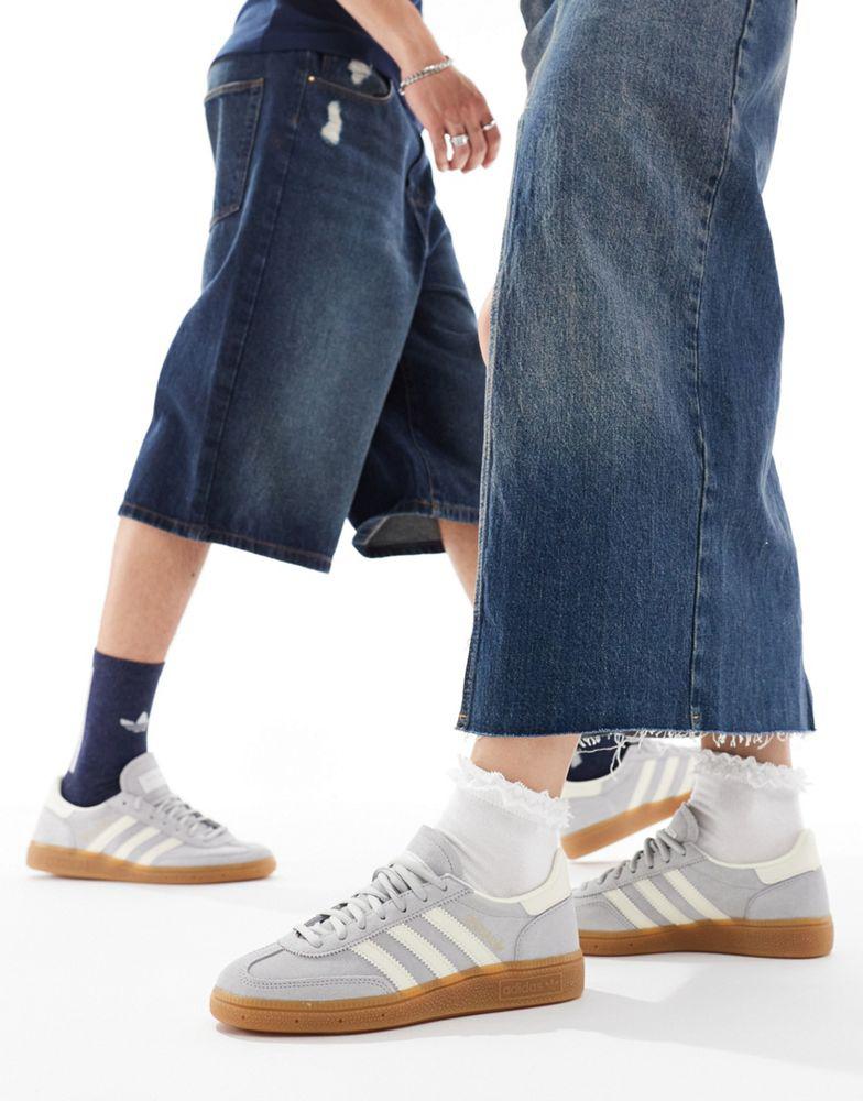 adidas Originals adidas Originals gum sole Handball Spezial trainers in grey