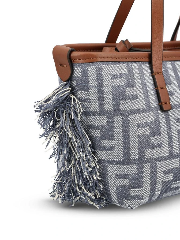 Fendi Fendi FF Jacquard Fringed Tote Bag 4