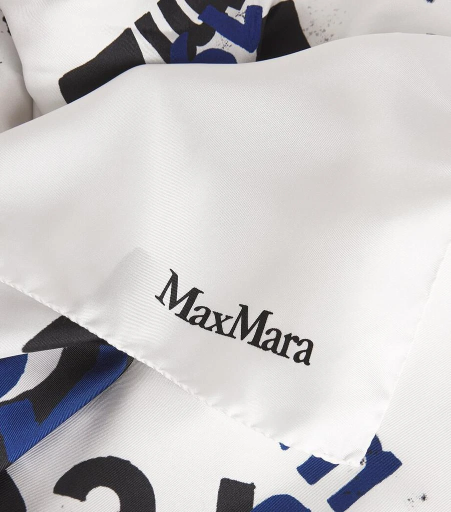 Max Mara Silk Printed Scarf 5