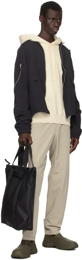 RAINS Black Waterproof Tote 4