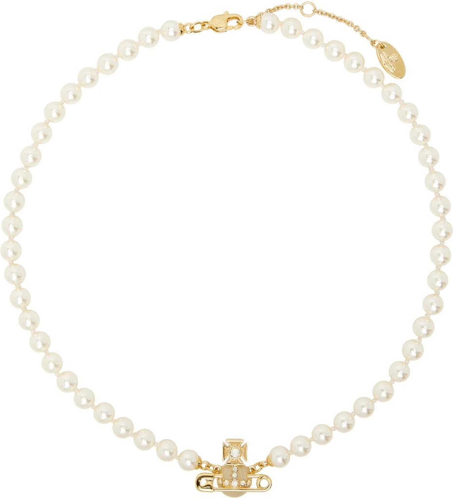 Vivienne Westwood Kitty Pearl Necklace