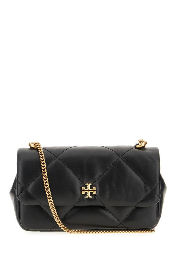 Tory Burch Tory Burch 'Kira' Small Black Leather Crossbody Bag