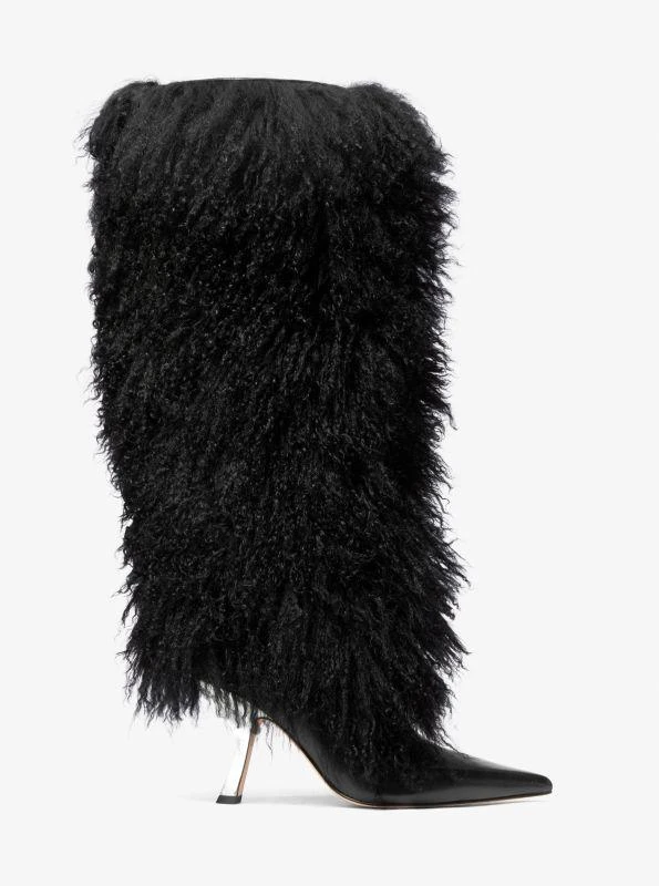 Michael Kors Luna Shearling and Leather Boot 2