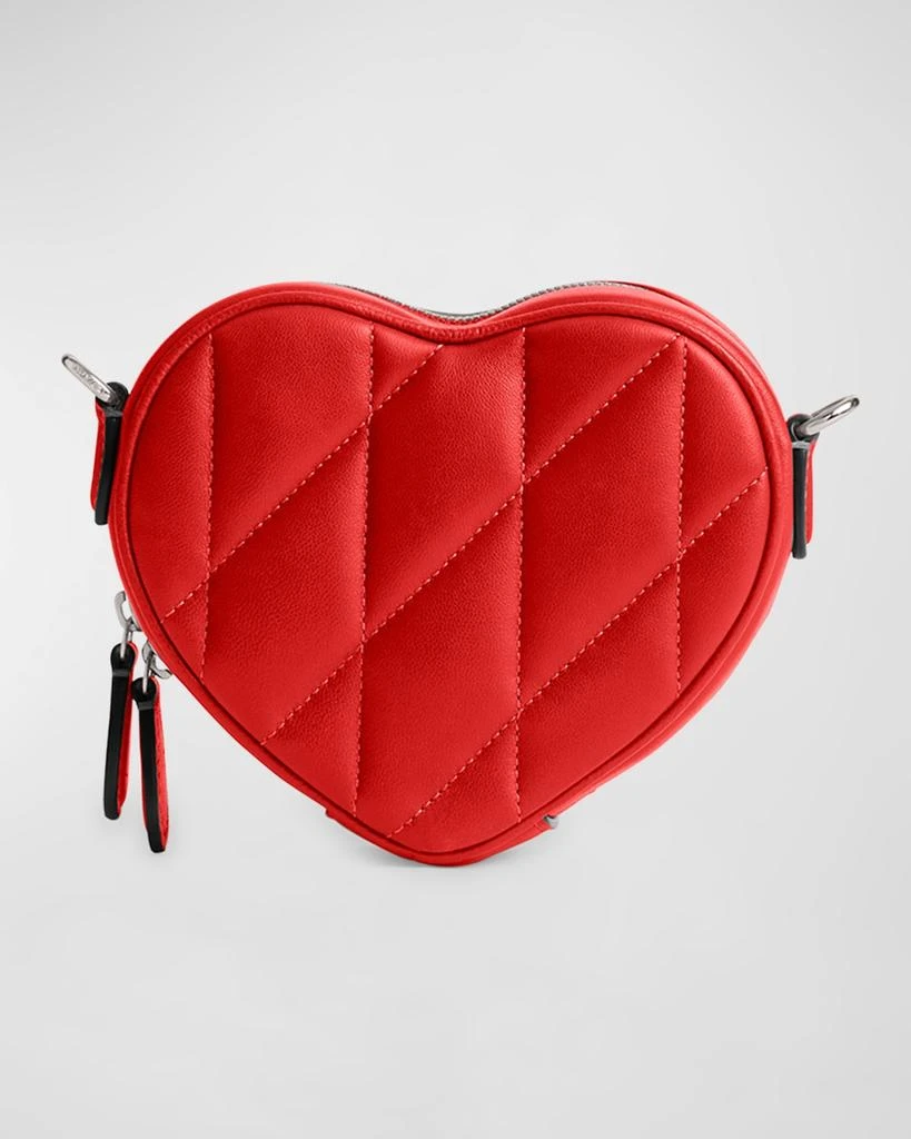 Coach Heart Quilted Pillow Crossbody Bag 7