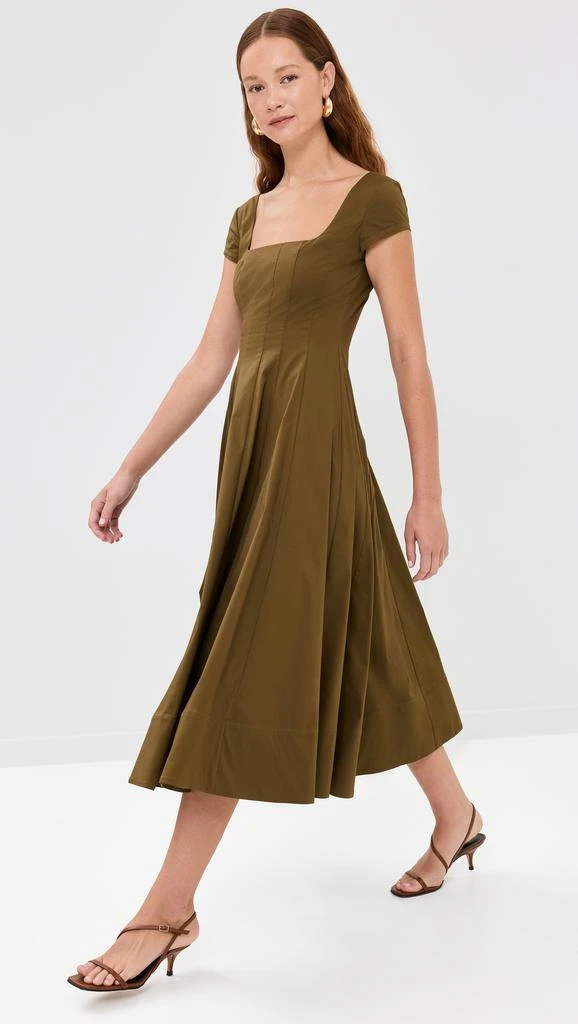 Staud Short Sleeve Wells Dress 1