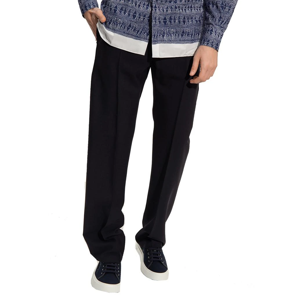 Salvatore Ferragamo Salvatore Ferragamo Cotton And Silk Pants 2