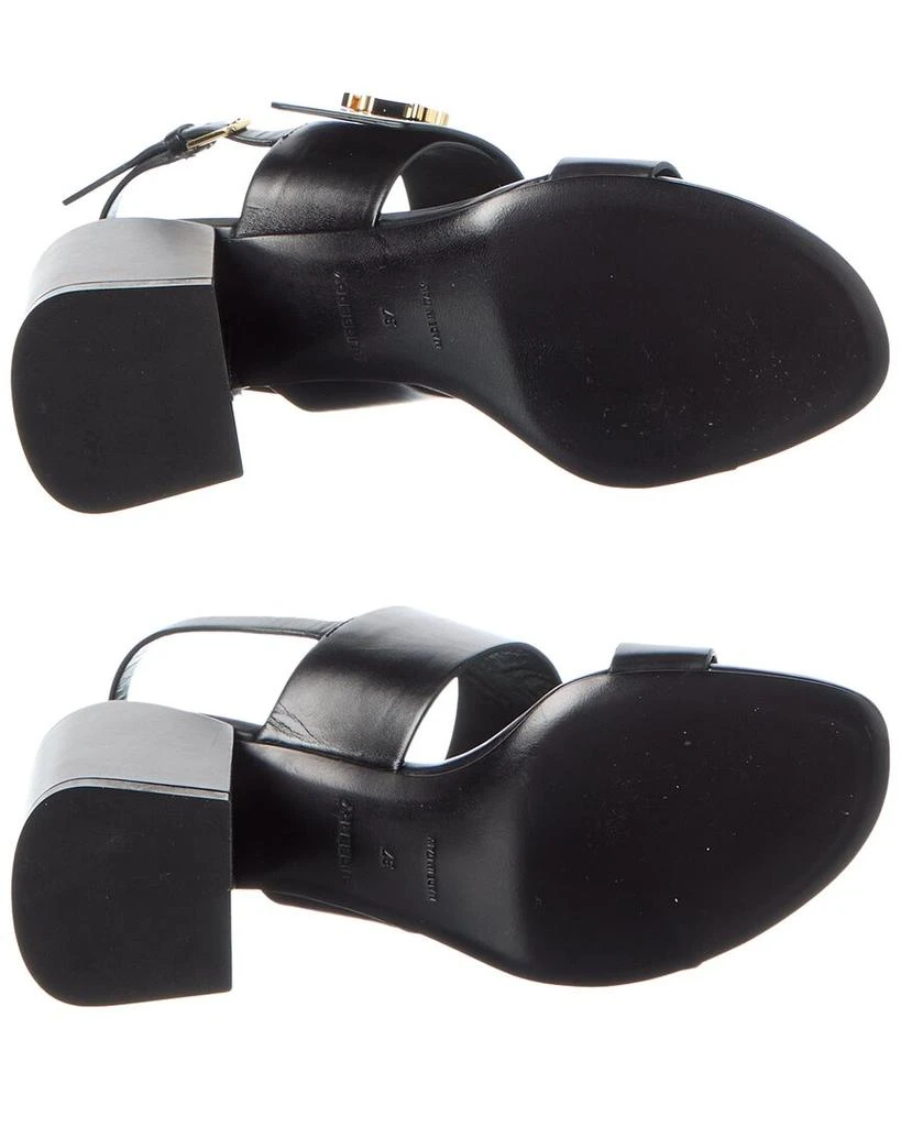 Burberry Motif Monogram Leather Sandal (Authentic Pre-Loved) 4