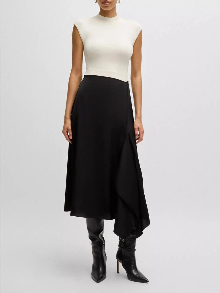 Hugo Boss Two-Part Dress with Volant Trim 2