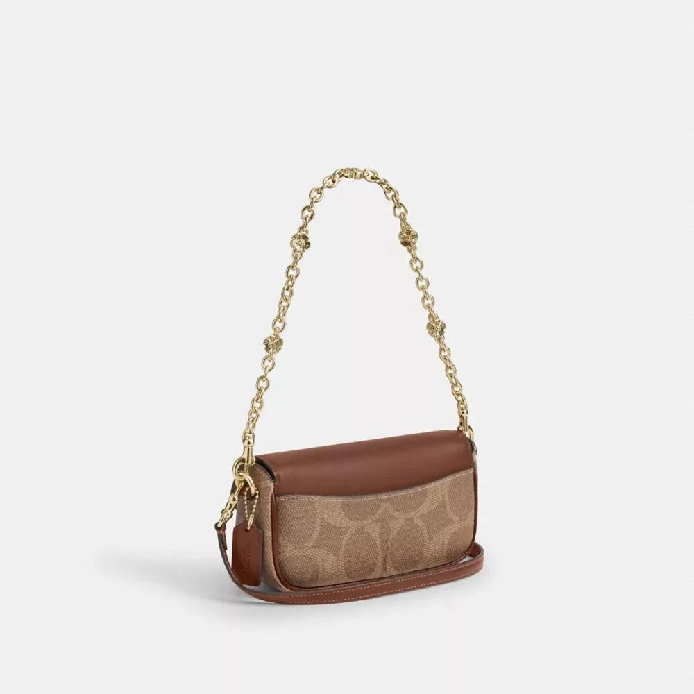 Coach Hailey Flap Bag In Signature Canvas 5