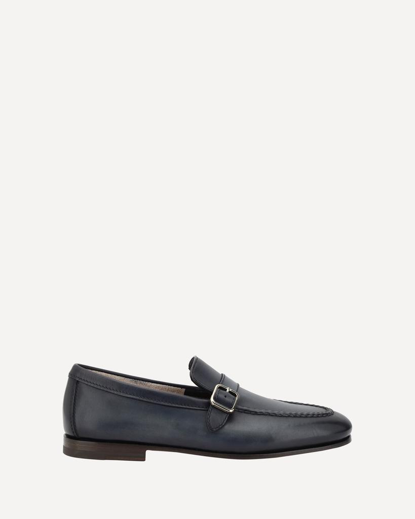 Santoni Loafers with a single buckle