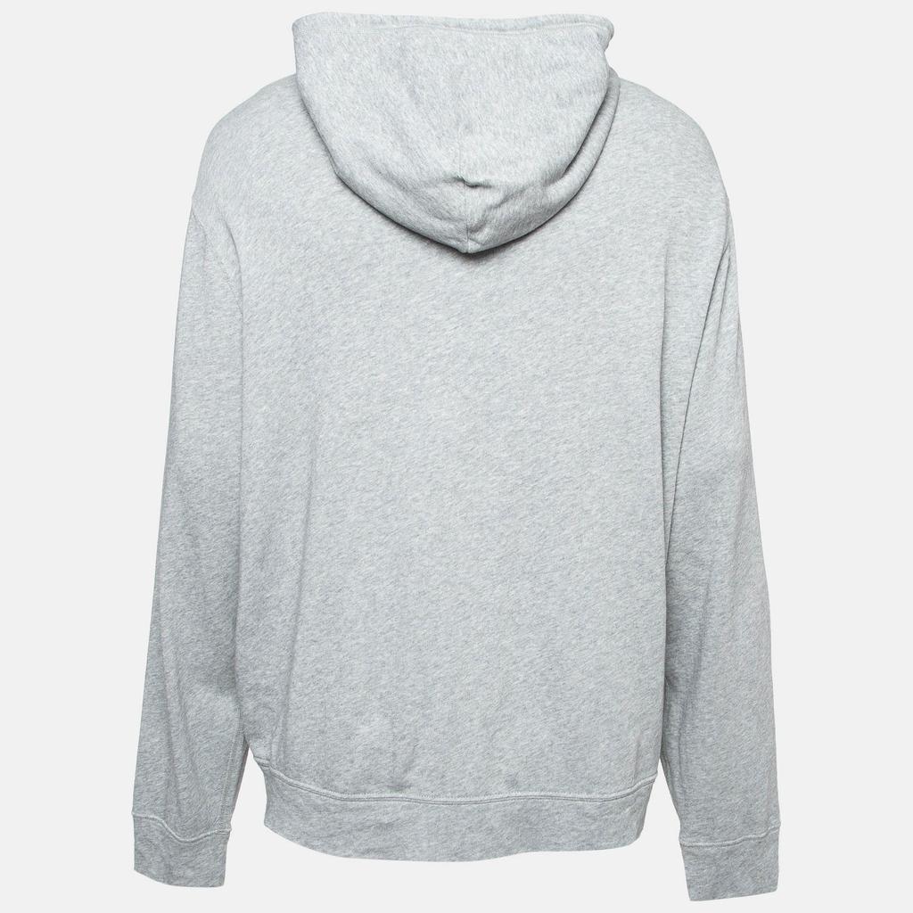 Polo Ralph Lauren Polo Ralph Lauren Grey Cotton Knit Spa Terry Zipper Hoodie XL