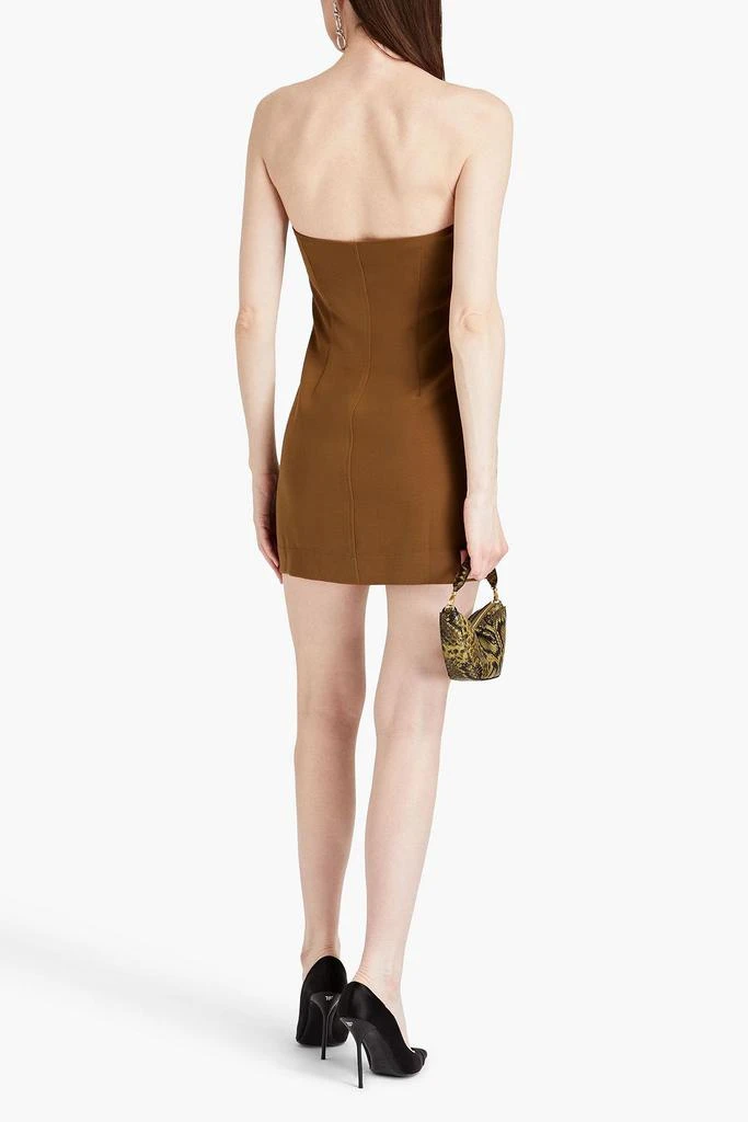 Paris Georgia Audrey strapless stretch-crepe mini dress 3
