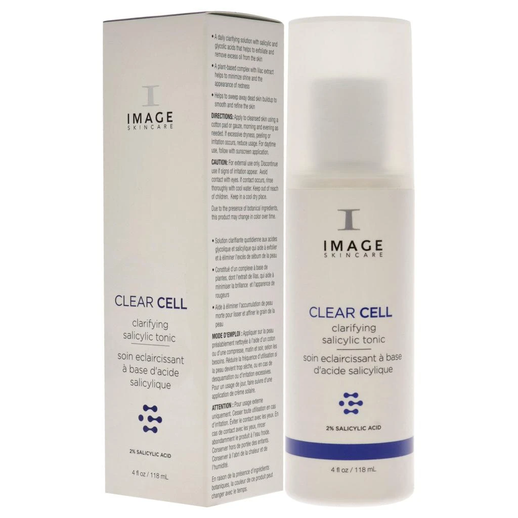 IMAGE Clear Cell Salicylic Clarifying Tonic by  for Unisex - 4 oz Tonic 4
