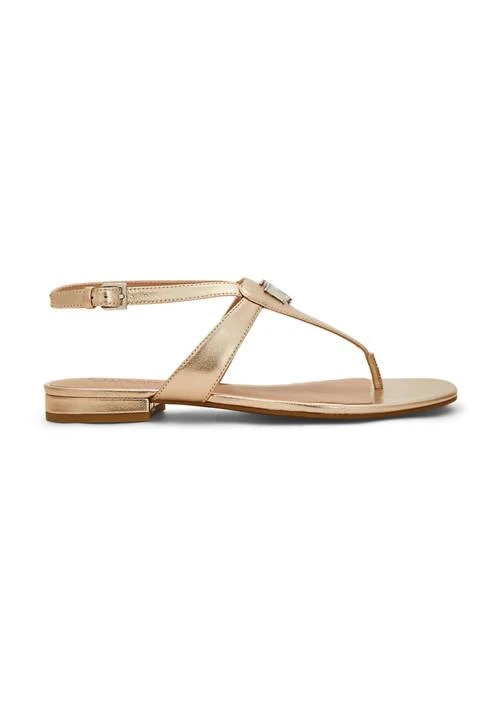 Ralph Lauren Ralph Lauren Everley Metallic Nappa Leather Sandals 4