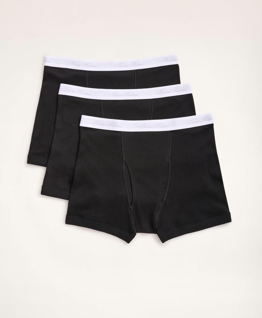 Brooks Brothers Supima® Cotton Boxer Briefs - 3 Pack