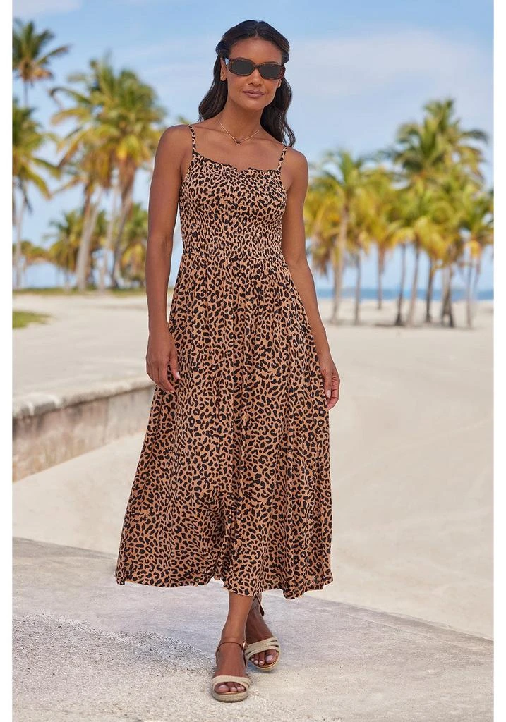 lascana midi dress Lascana Women's Crochet Midi Dress Cover Up Beach Dress
