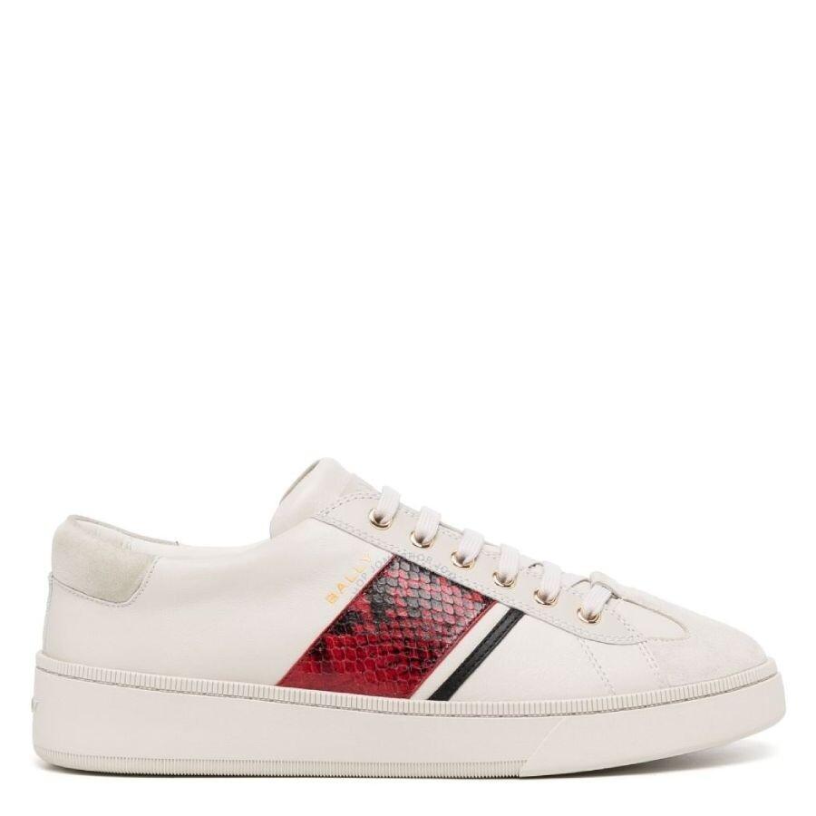 スニーカー Bally White Leather Thiago Sneakers Bally White leather Thiago sneakers - White | Wanan Luxury