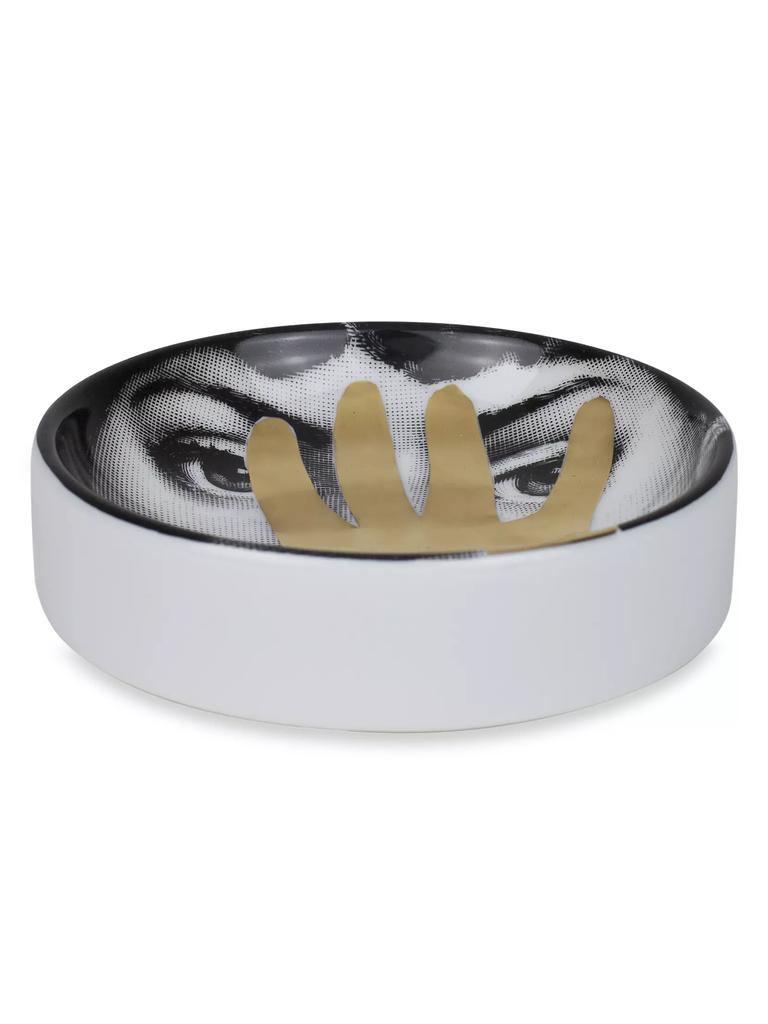 FORNASETTI Posacenere Rotondo Tema e Variazioni Ashtray