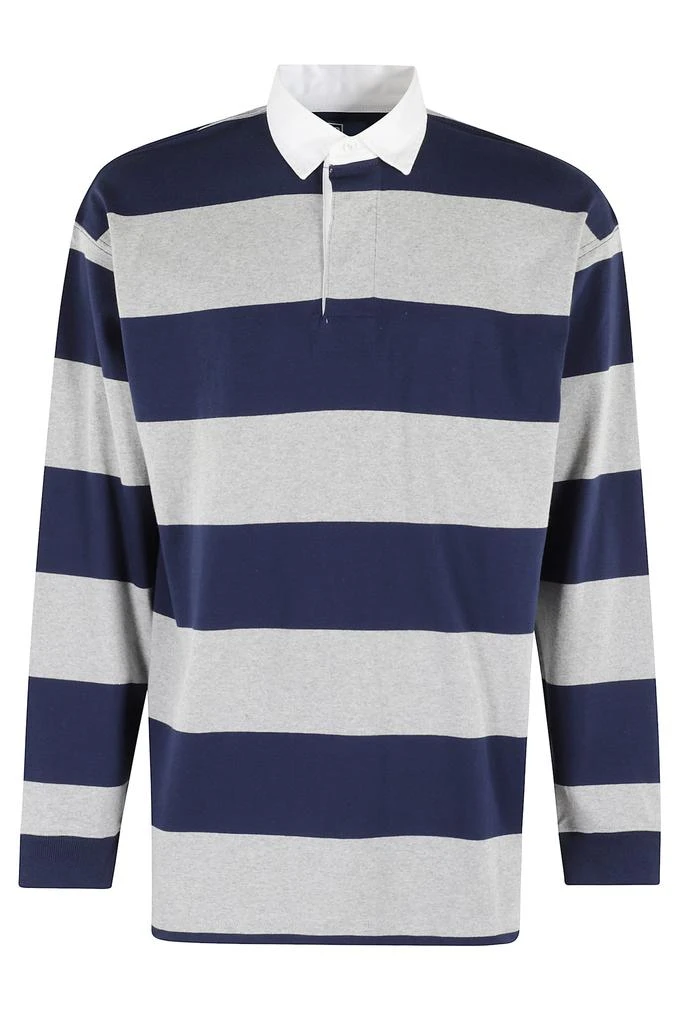 Ralph Lauren Multicolor Polo Shirt With Classic Collar And All-over Striped Motif In Cotton Man 1
