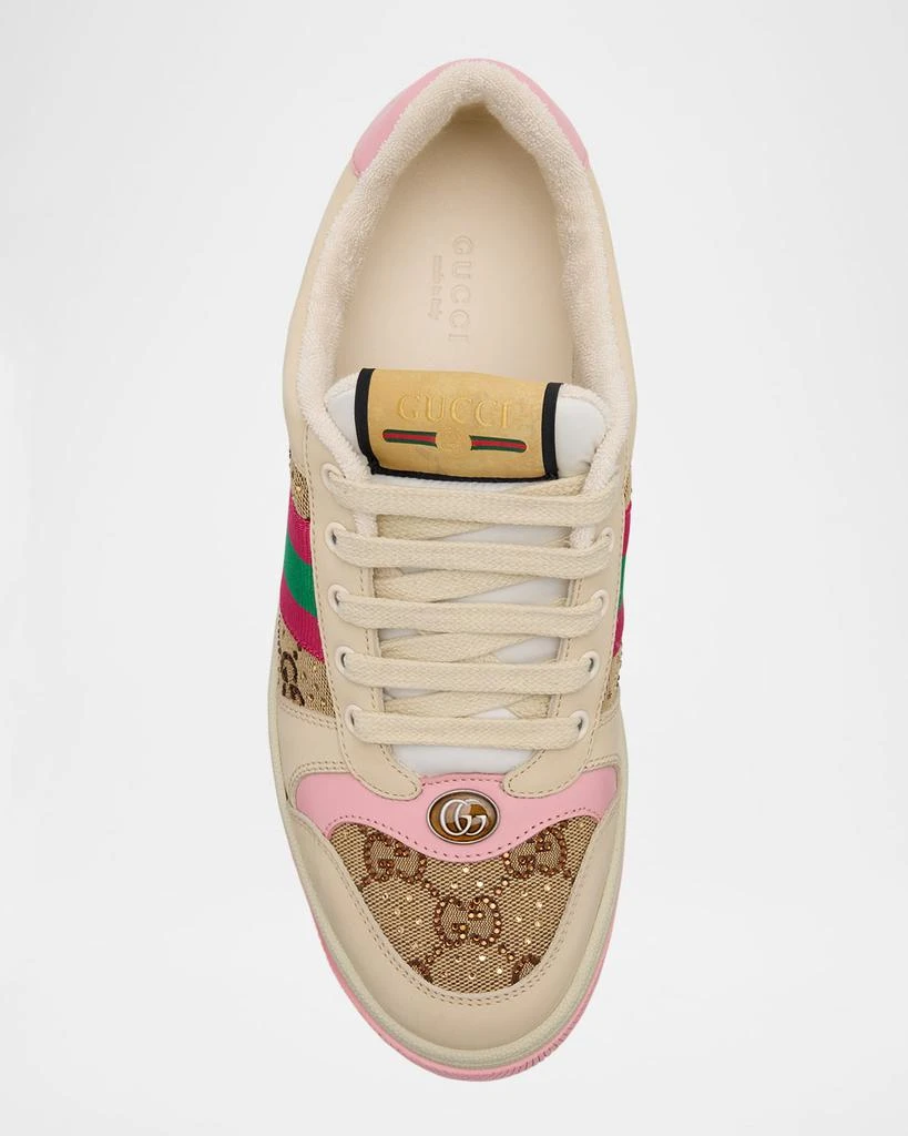 Gucci Screener GG Canvas Crystal Sneakers 3
